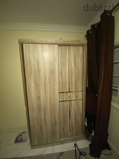 Good condition bed and wardrobe includes matras