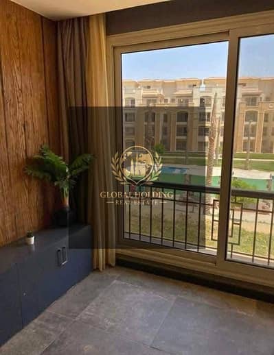 Apartment for sale next to Katameya Heights in Stone Park Compound New Cairo with installments over 10 years