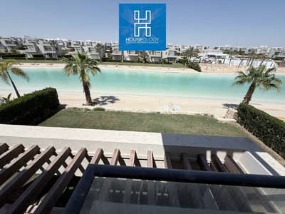 بأقل من سعر الشركه في ازها العين السخنه فيلا ستاندالون ريسيل  صف اول علي اللاجون للبيع Azha Ain Sokhna