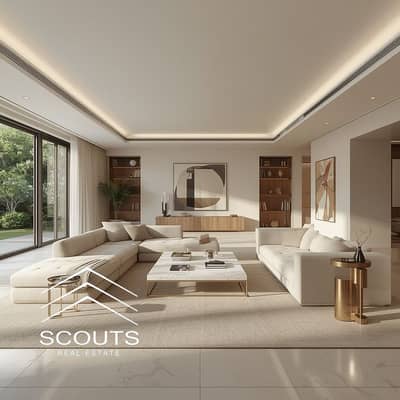 Best price apartment for sale in a garden view overlooking the landscape in Mountain View Compound, Fifth Settlement, near Mivida and Hyde Park, New C