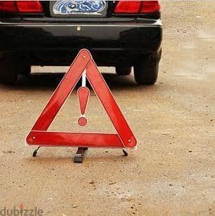 مثلث عاكس للإضاءة للسيارات ليلا جديد لم يستخدم للبيع