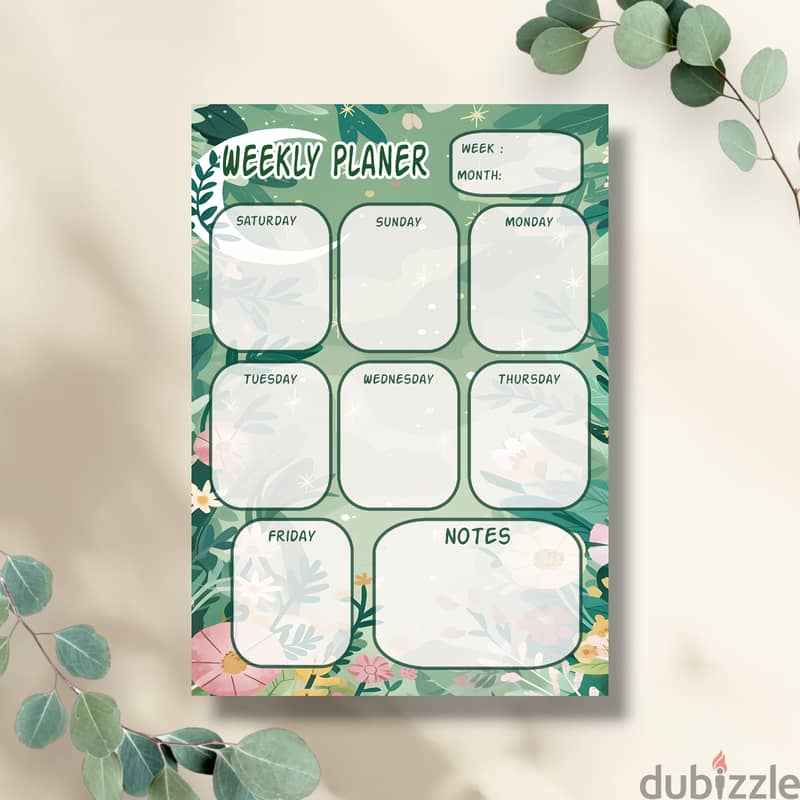 weekly planner 5