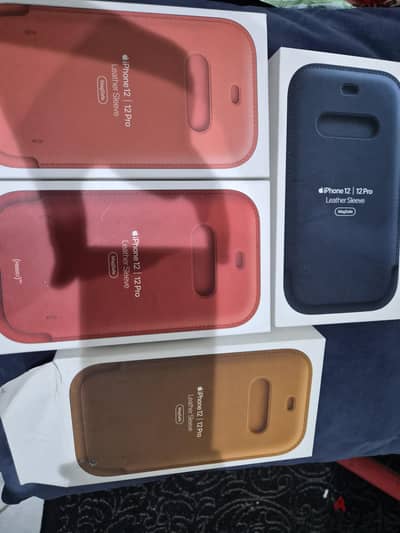 Apple Leather Sleeve iphone 12 and 12 pro new