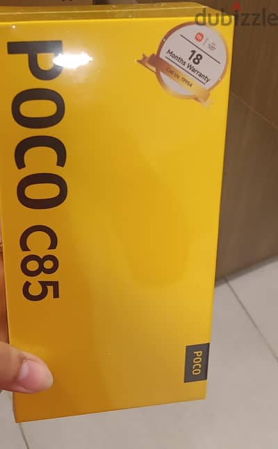 Xiaomi Poco C85 (8/256) جديد متبرشم