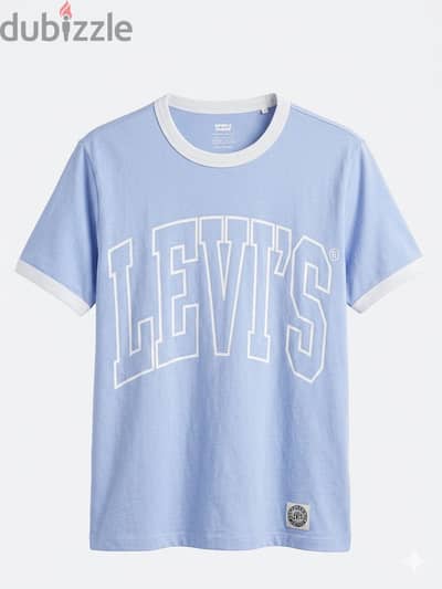 levis baby blue tshirt