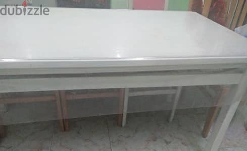 ترابيزه سفره ٦كراسى خامه نظيفه جدا