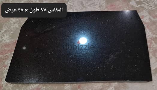 رخامة جلاكسى اسود فصوص دهبى جديده