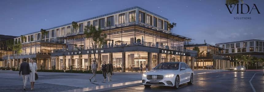 Clinic 56 sqm for Sale in C9 Mall, October City – Launch Price, 8-Year Installments, 1% Down Payment, Directly on the Central Axis