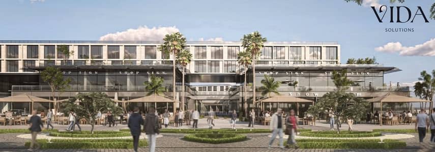 Ground-Floor Shop 45 sqm for Sale in C9 Mall, October City – Launch Price, 8-Year Installments, 1% Down Payment, Directly on the Central Axis