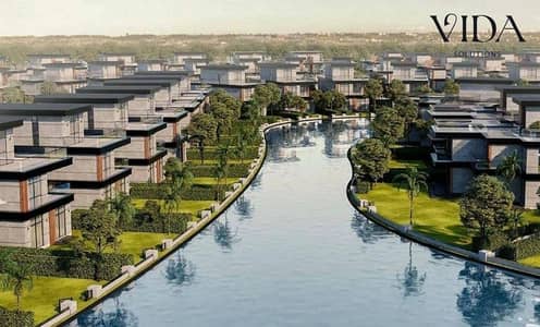 Villa for sale 328m in De Joya Compound New Zayed with installments at a below market price overlooking the lagoon