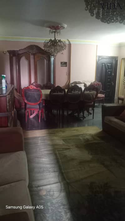 The apartment near Nasser Institute Hospital is located in the Saudi Company Buildings in El Sahel - second row from the Nile