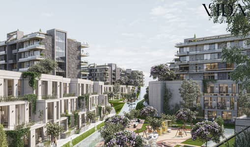 Apartment for Sale – 130 m² in Hadaeq October, Kit Compound  Remaining installments available Compound under construction
