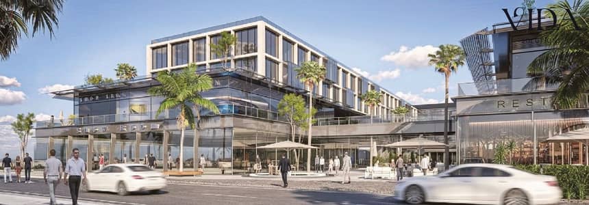 For sale 56 sqm Office directly on Al-Hawr Central Street, in 6th of October City Mall C9 Down payment of 33,600 with installments over 100 months