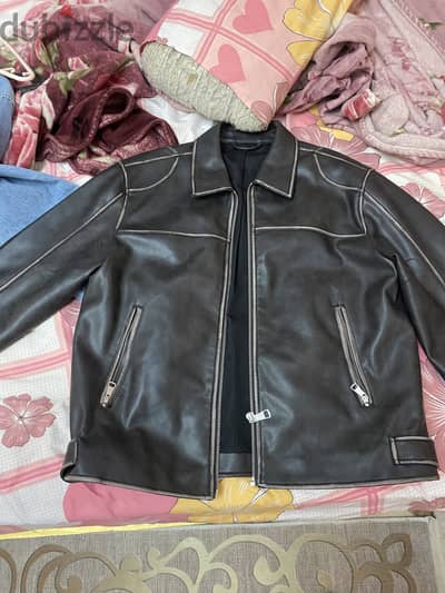 Leather jacket for sale as new