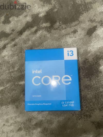 I3 13100f with stock cooler استعمال شهر لسا بالضمان