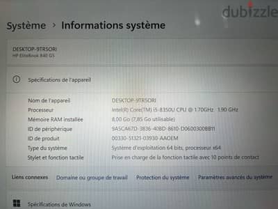 Hp elitebook 840 g5