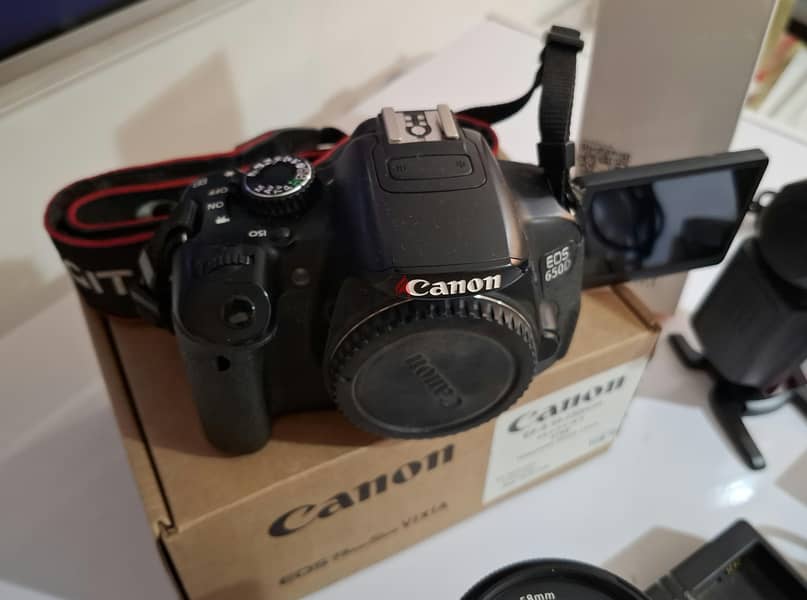 Canon 650D Kit + Godox Flash, Trigger, Tripod & Accessori 2