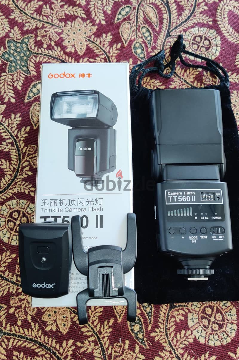 Canon 650D Kit + Godox Flash, Trigger, Tripod & Accessori 6