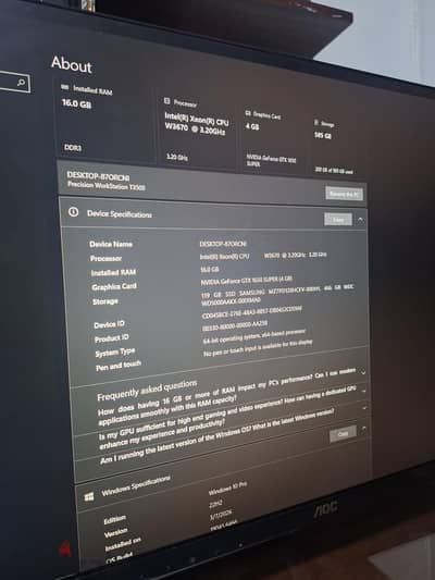 dell precision t3500
