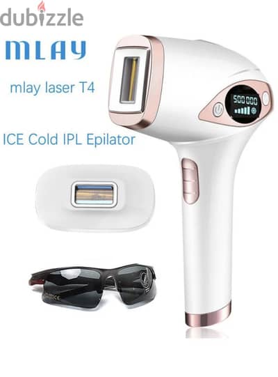 Mlay T4 laser hair removal device ice compress