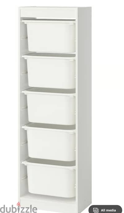 وحدة تخزين IKEA TROFAST بحالة جيدة