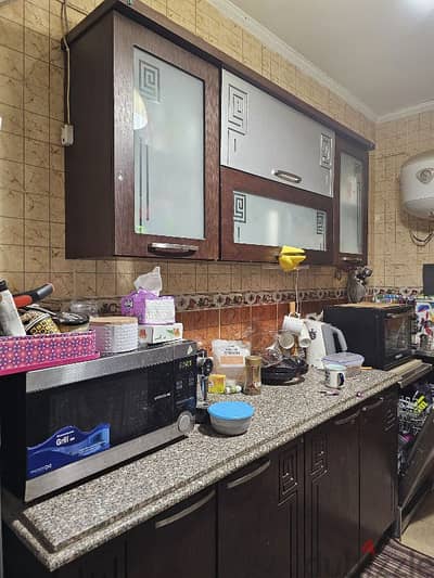 مطبخ خشب طبيعي مفكو حلوان