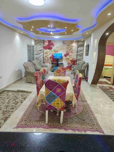 Apartment for rent furnished in Al-Ajouz, a very quiet residential street close to the Corniche