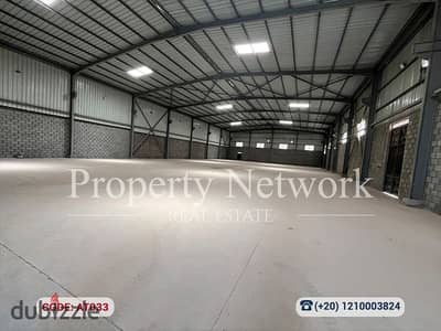 مصنع رخصة هندسية تشطيب كامل 2250م للإيجار في المنطقة الصناعية بمدينة بدر