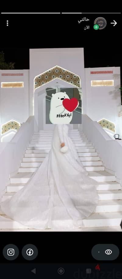 فستان زفاف رائع و جميل
