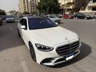 Mercedes S500 AMG Designo - مرسيدس 2021 لون خاص فابريكة صيانات توكيل