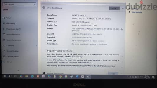 لابتوب ديل مستعمل