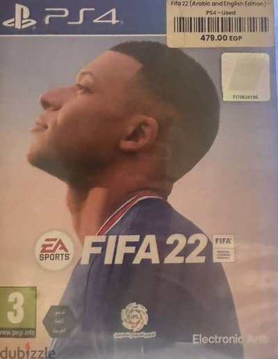 FIFA 22 arabic english used like new