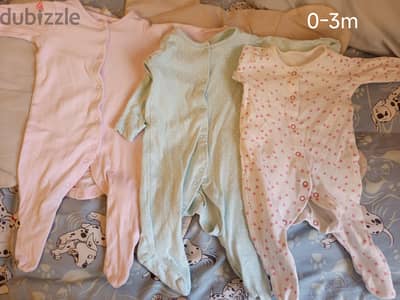 Mothercare baby full bodysuits