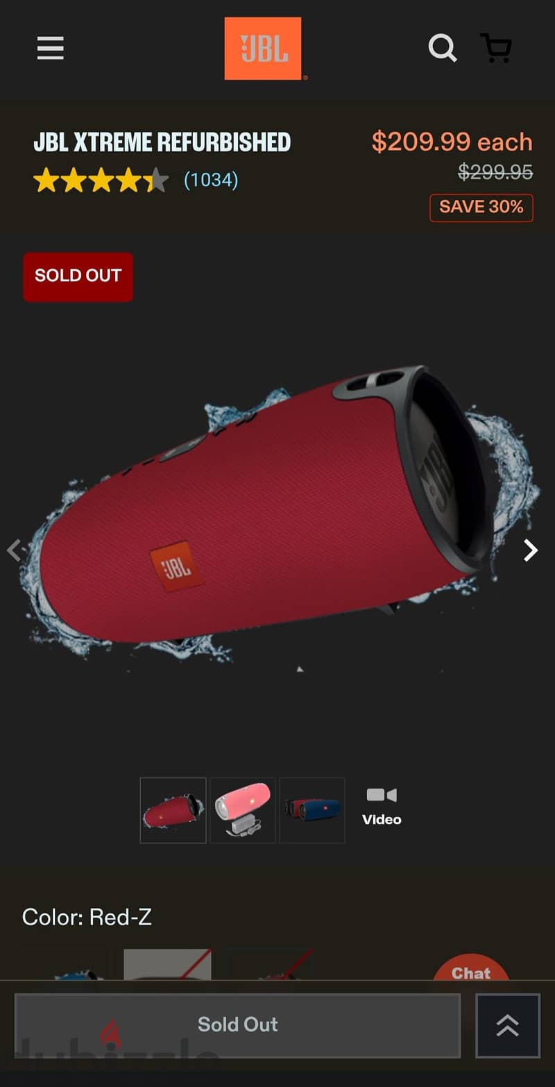JBL Xtreme Portable Bluetooth Speaker 6