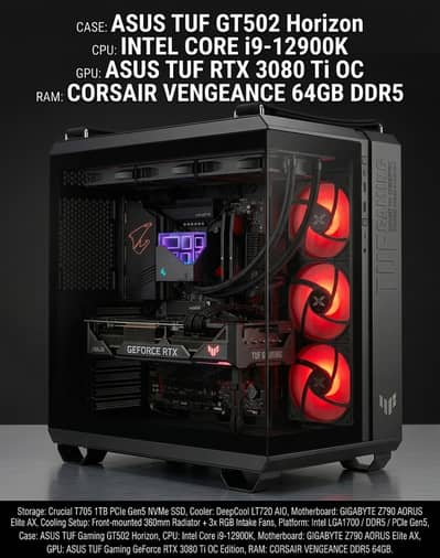 Gaming PC Rtx 3080ti 64GB I9