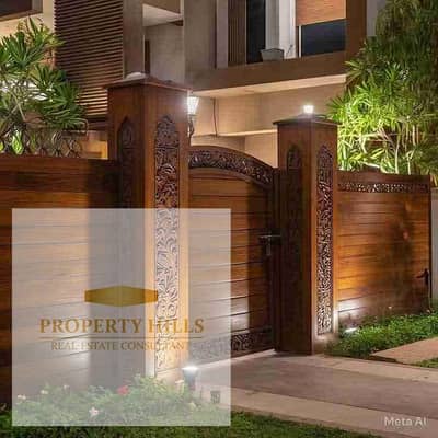 A spacious 603 sq m twin villa is available for immediate occupancy and will be sold at the old price in Katameya Gardens.