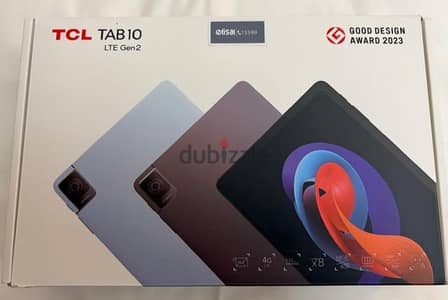 تابلت TCL  معاه كوفر + كيبورد + يدعم تركيب شريحه اتصال ضمان محلى