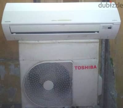 تكييف توشيبا ٣ حصان بحاله الزيرو بالتركيب و بالضمان