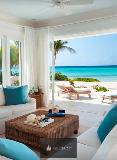 sea and lagoons view finished chalet for sale in dose north coast next to katamya coast and d-bay , la vsiata and modon