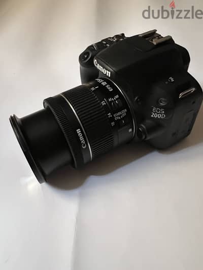 Canon EOS 200D + 18-55mm IS STM استخدام ٣ شهور فقط LOW SHUTTER COUNT