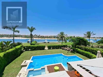 Villa for Rent – Marina 5, North Coast | First Row on the Sandy Lagoon with Private Beach