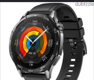 HUWAEI watch GT 5 بالعلبه والمشتملات حالتها ممتازه