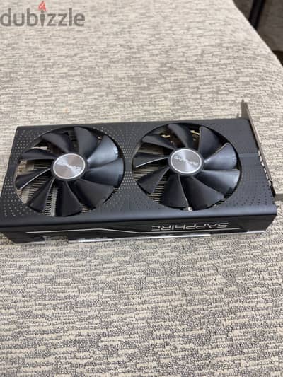 كرت مستعمل حالة جيدة sapphire RX 580