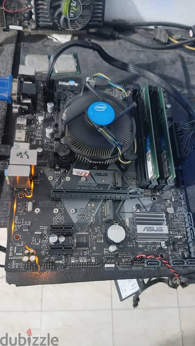 بندل جيل تامن تاسع B360 asus Prime i7 processor 8700