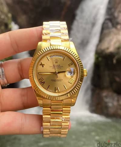 High-End Rolex Datejust Big Gold Luxury Replica | Swiss Movement  ساع