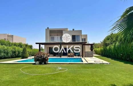 A fully finished villa 206m Palm Hills Compound, Fifth Settlement, at a special price with installments over 10 years for a limited time.