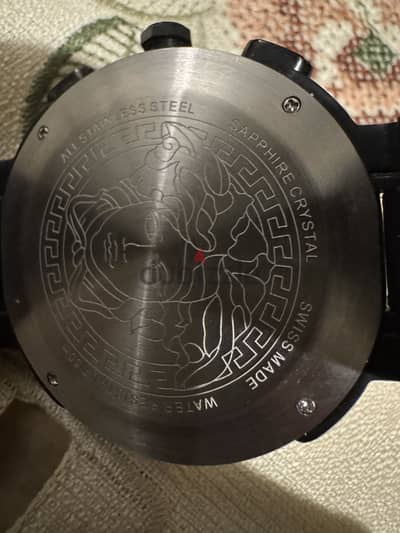 Versace watch , Black , excellent condition , Swiss made