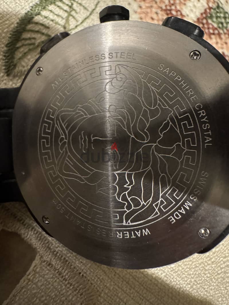 Versace watch , Black , excellent condition , Swiss made 3