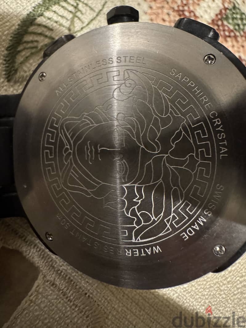 Versace watch , Black , excellent condition , Swiss made 10