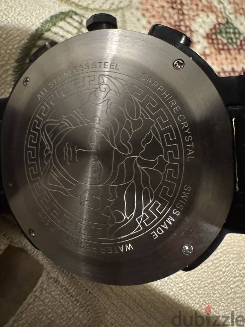Versace watch , Black , excellent condition , Swiss made 11